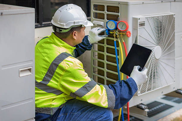 Professional Ductwork Repair technician working in Ware, MA